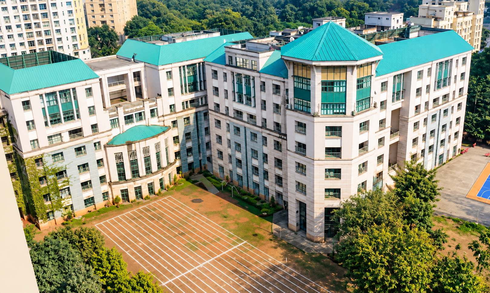 Hiranandani Trust School campus within Hiranandani Fortune City, Panvel